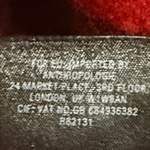 NWOT Anthropologie Field Flower Wool Plaid Sweater  Cardigan Hoodie Coat Sz XS - Picture 12 of 14